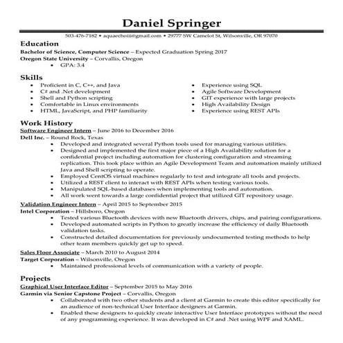 Daniel_Springer_Resume