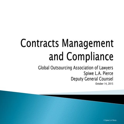 LinkedIn - GOAL Contracts Management & Compliance 9.22.15