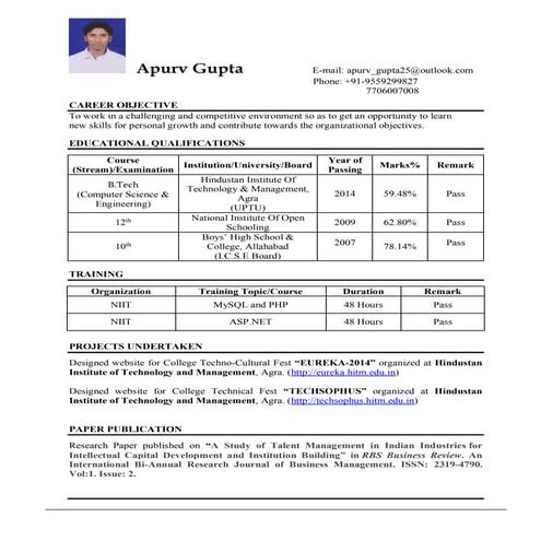 Apurv's Resume (1)
