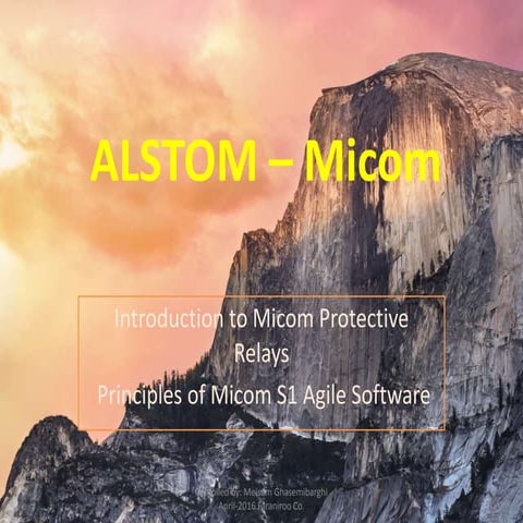 ALSTOM – Micom