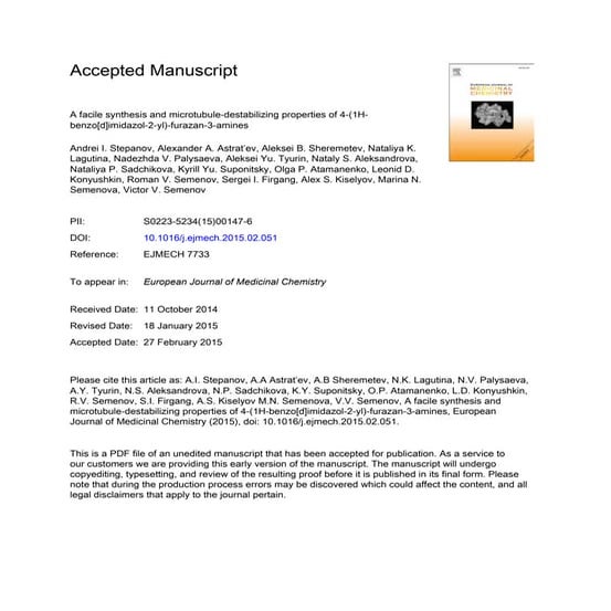 Recent Bioactive Benzimidazole Derivatives A Review | PDF
