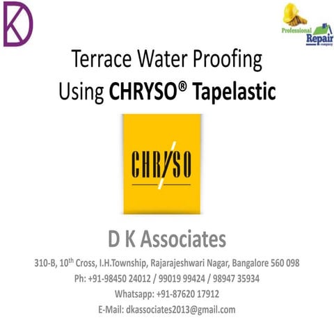Terrace Water Proofing