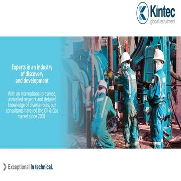 Kintec Oil and Gas Presentation