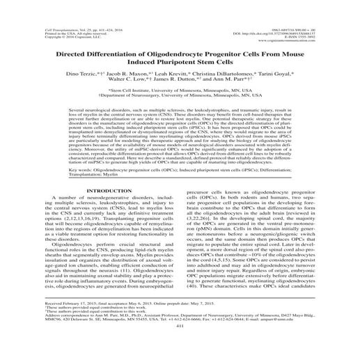 Terzic and Maxon et al., 2016