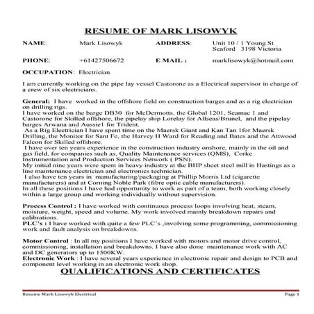 Document cv | RTF