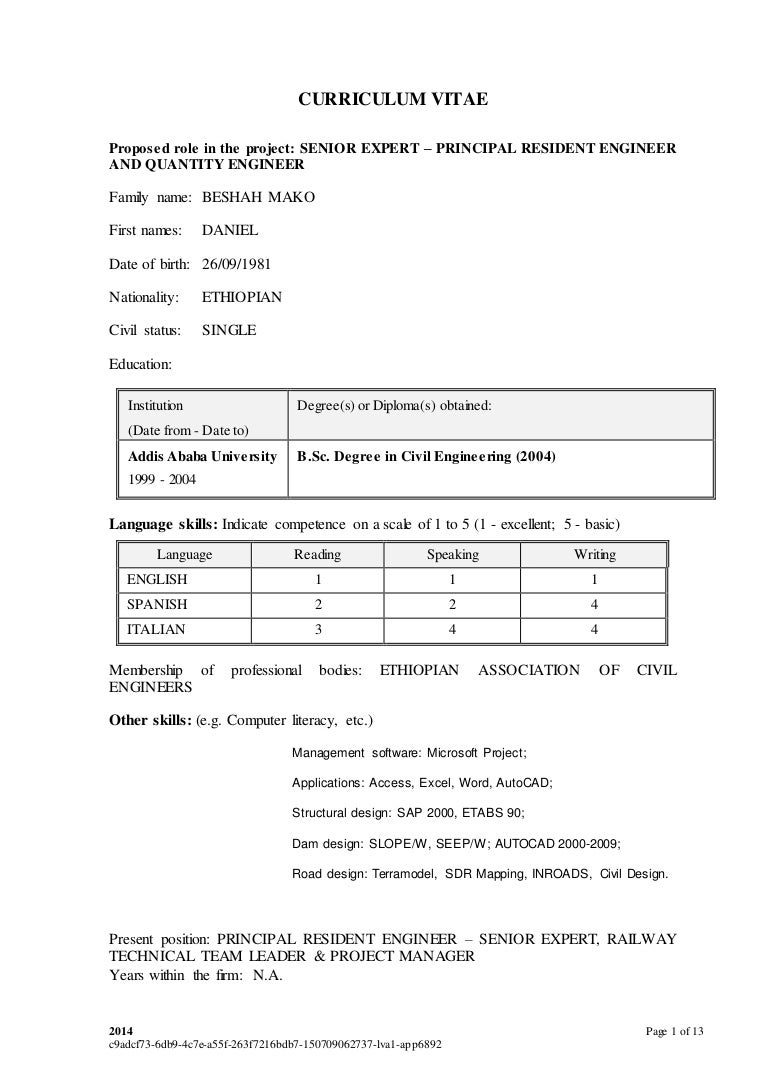 Curriculum Vitae_EU FORMAT_RAILWAY