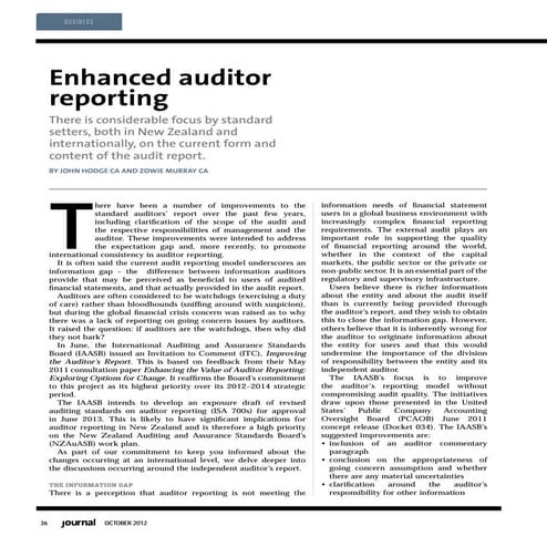 1210 Auditor Reporting