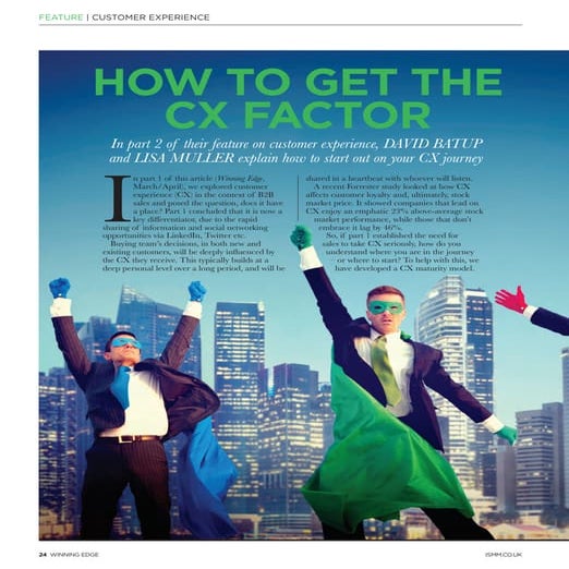 ISMM Customer Experience Pt2