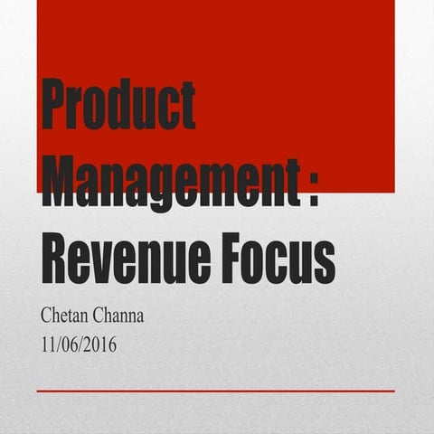 ProductManagementWithRevenueFocus