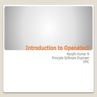 Introduction Openstack