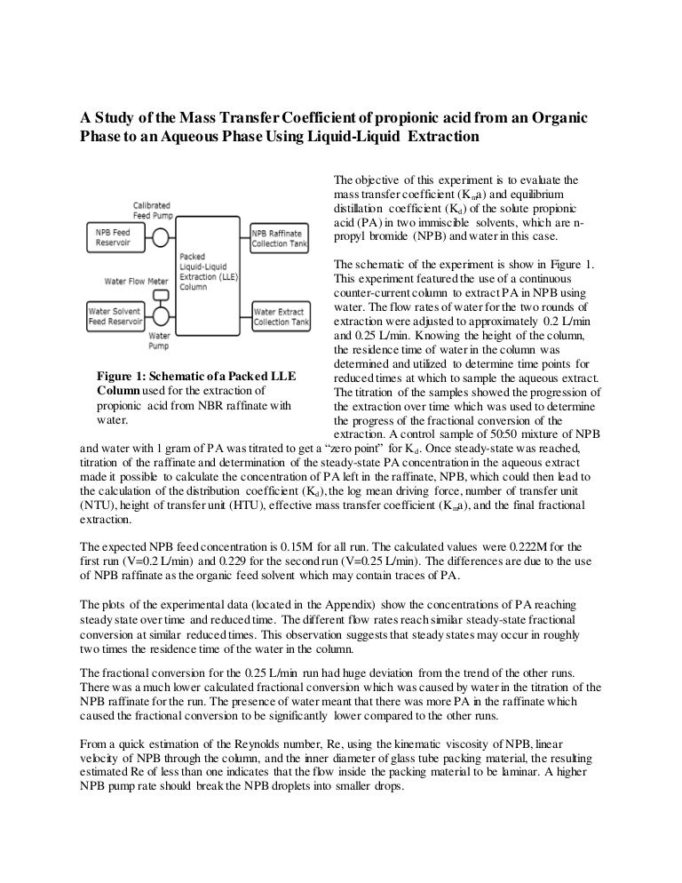 Liquid Liquid Extraction Lab Report Uitm A flowchart of the