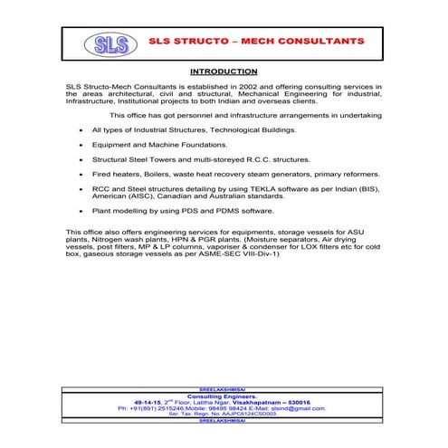slsprofile260220161 | PDF