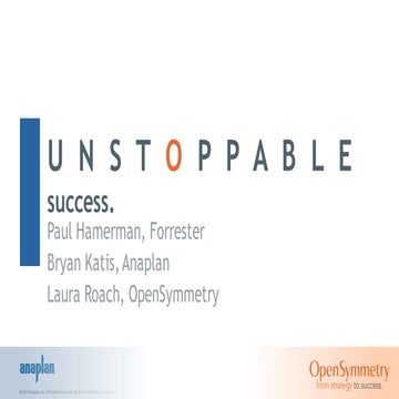 AnaplanOSFINALWebinarPresentation(Forrester)