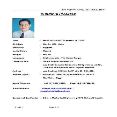 Jawid update cv Jan 2017 | DOCX
