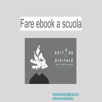 Fare ebook a scuola