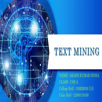 TEXT MINING-ML