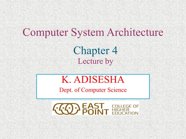 Ca basic computer organization