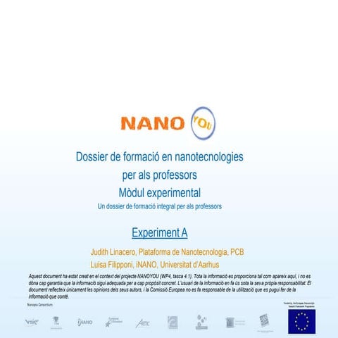 Experiment amb nanomaterials naturals