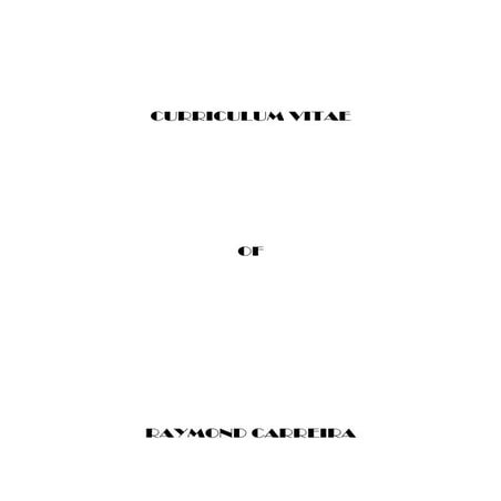CURRICULUM VITAE RAYMOND - updated