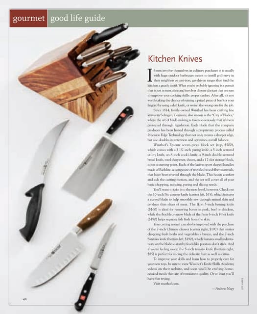 Review: Kitchen Knives