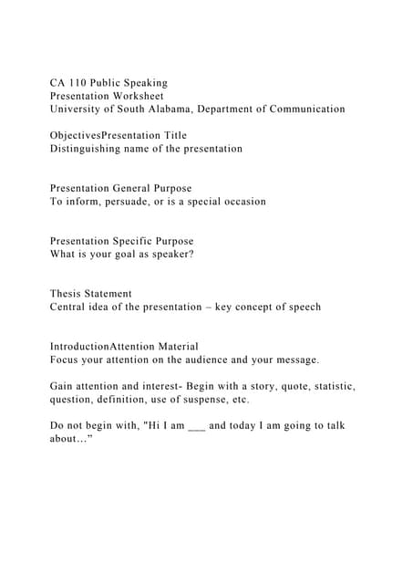 General and Specific Statement Powerpoint Presentation | PPTX | Skin ...