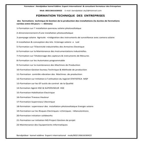 LES METIERS TECHNIQUE1 