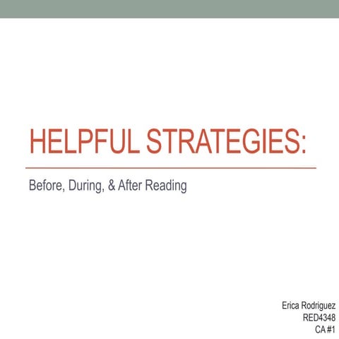 RED4348 CA #1 presentation