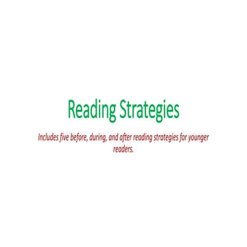 Ca #1 red    reading strategies