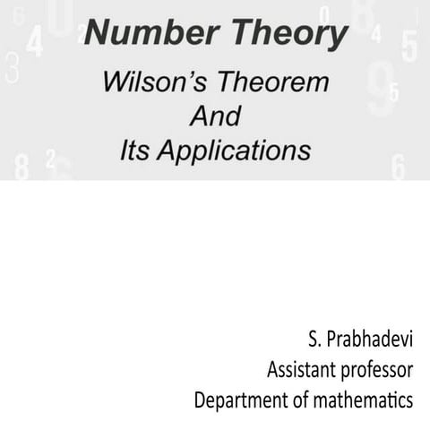 CLASSICAL ALGEBRA AND THEORY OF NUMBERS | PPTX