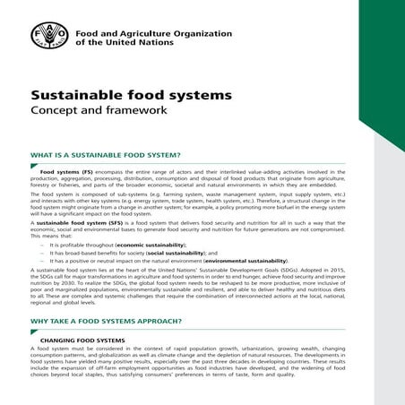 Global patterns of hunger and malnutrition and Sustainable Agriculture ...