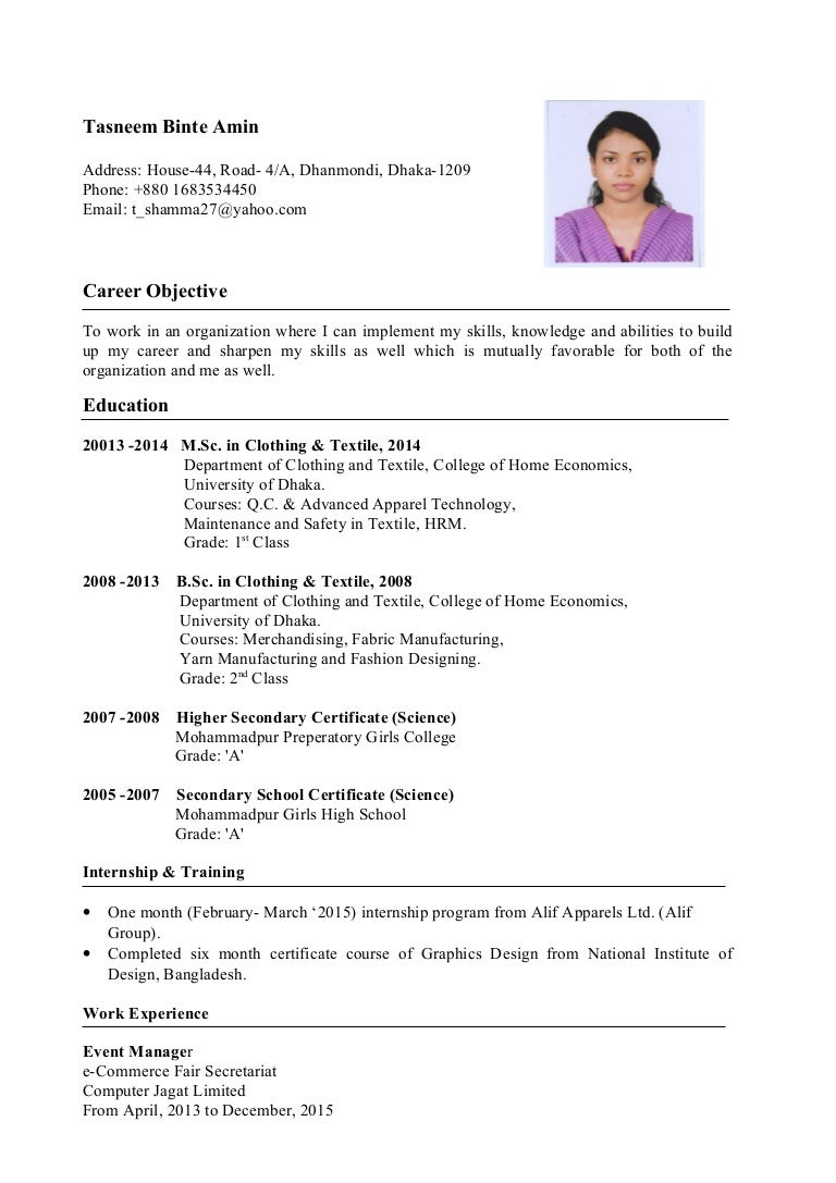 tasneem binte amin cv modern resume app