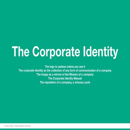 The corporate identity