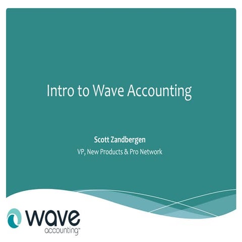 Using Wave Accounting for Small Businesses (Webinar)