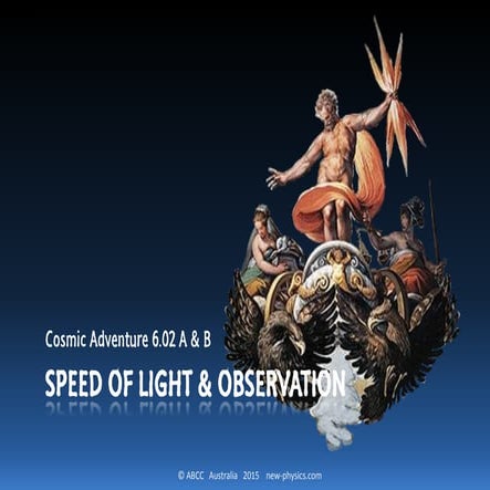 CA 6.02 Light Speed & Observation