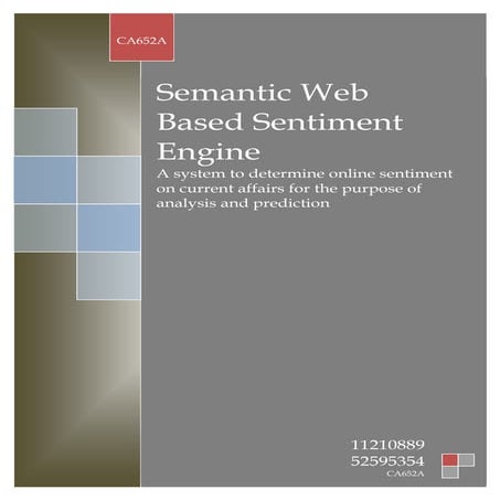 Semantic Web Based Sentiment Engine