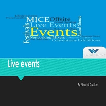 Live events