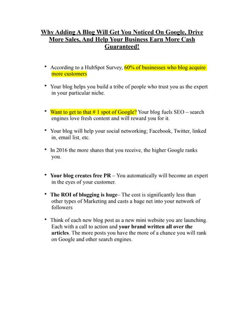 About Blog+ | PDF | Marketing and Advertising | Business