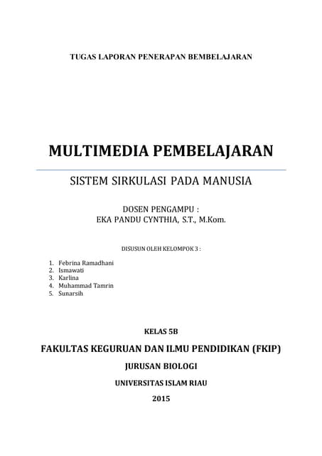 Laporan media pembelajaran
