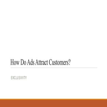 How Do Ads Attract Customers?