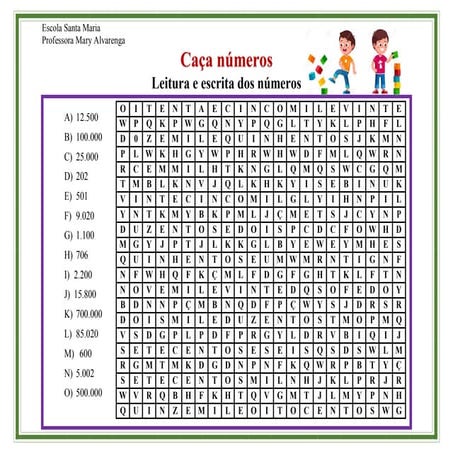 Caça-palavras Leitura e escrita dos números.pdf