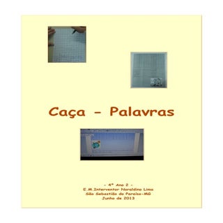 Caça palavras - 4º Ano