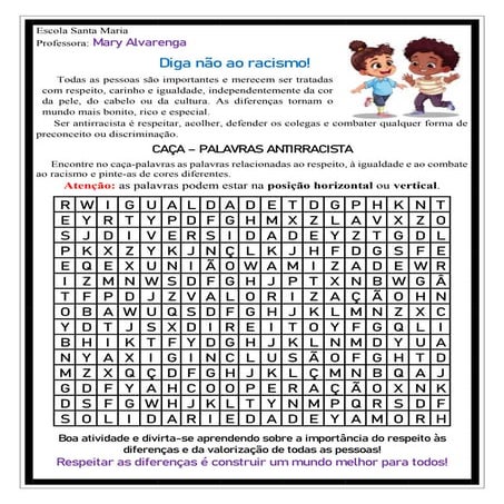 Caça-palavras - ortografia S, SS, X, C e Z | PDF