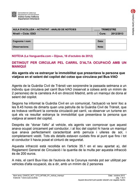 Caaco act 1213_mt008_r1_analisi_noticia_baumgartner | PDF