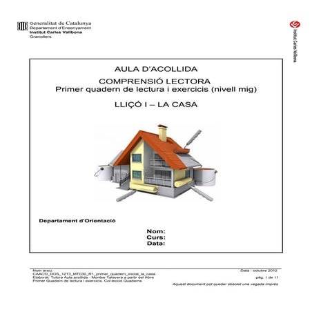 Caaco dos 1213_mt030_r1_primer_quadern_inicial_la_casa