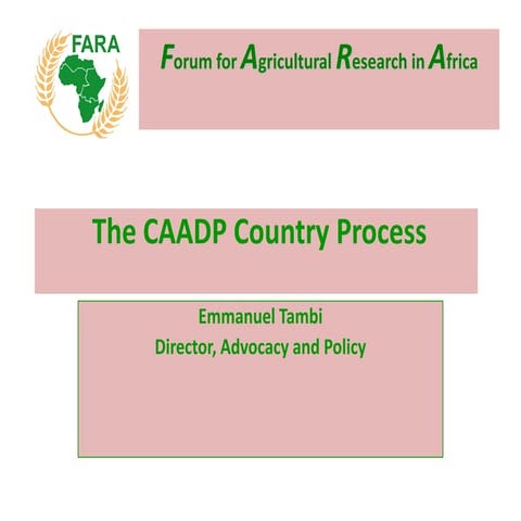 CAADP country process