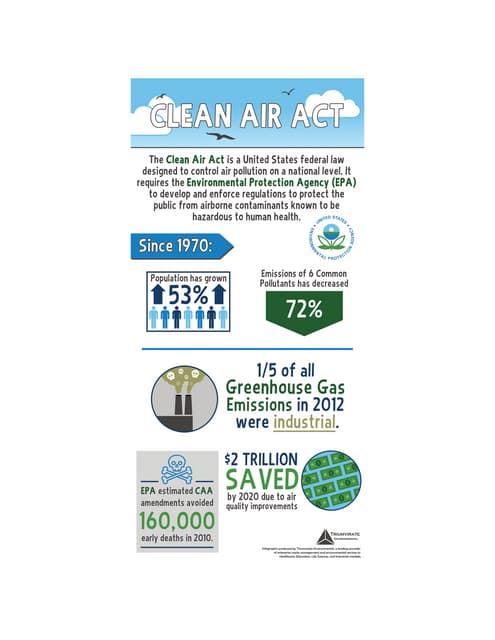 Clean Air Act Infographic