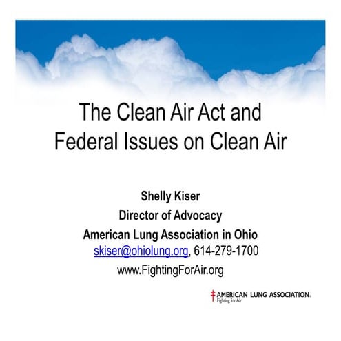 Clean Air & Your Health (Part 2)