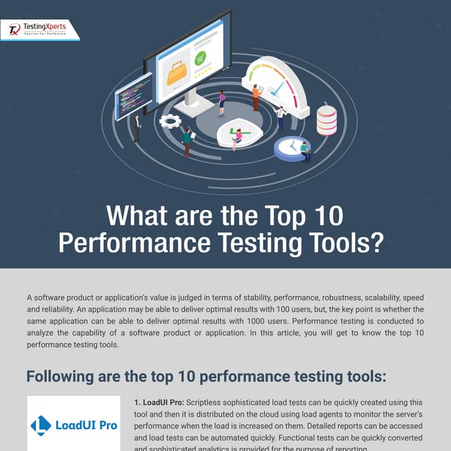 What are the top 10 performance testing tools