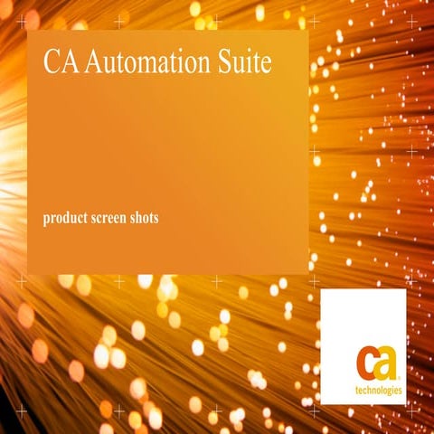 Ca automation suite screen shots 2