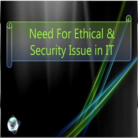 Social & professional issues in IT | PPTX